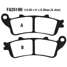 Колодки тормозные дисковые EBC FA261HH