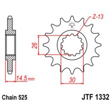 Звезда ведущая JTF1332 JT Sprockets"