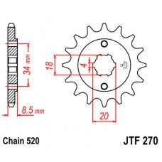 Звезда ведущая JTF270 JT Sprockets"