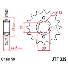 Звезда ведущая JTF339 JT Sprockets"