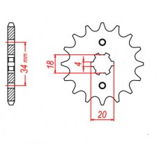 Зірка провідна 428 163FMI*